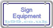 b99.co.uk sign-equipment