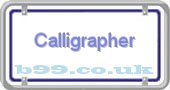 calligrapher.b99.co.uk