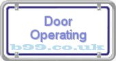 b99.co.uk door-operating