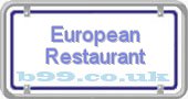 b99.co.uk european-restaurant