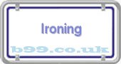 b99.co.uk ironing