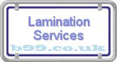 lamination-services.b99.co.uk