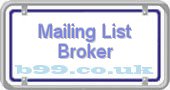 b99.co.uk mailing-list-broker