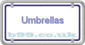 b99.co.uk umbrellas